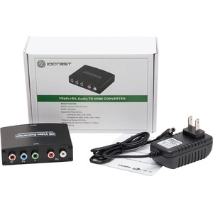 IO Crest SY-ADA31048 Component (YPbPr) + RCA Audio Input to HDMI 1.3 Output Converter