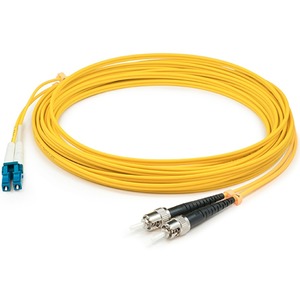 AddOn 8m LC (Male) to ST (Male) Yellow OS2 Duplex Fiber OFNR (Riser-Rated) Patch Cable