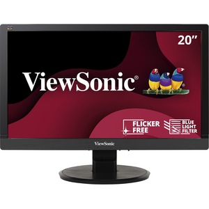 20" 1080p LED Monitor with VGA, DVI and Enhanced Viewing Comfort
