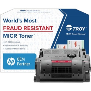 TROY M605/M606 MICR Toner Secure High Yield Cartridge, Check Printing, HP Part Number: CF281X, Yields 25000 Pages