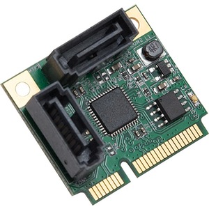 IO Crest Half Height 2 Port SATA III RAID Mini PCI-e 2.0 Card