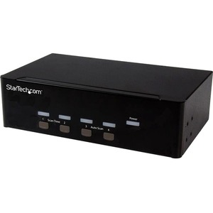 StarTech.com 4-port KVM Switch with Dual VGA and 2-port USB Hub