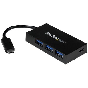 StarTech.com USB C Hub &acirc;&euro;" 4 Port USB-C to USB-A (3x) and USB-C (1x) &acirc;&euro;" Bus Powered USB Hub &acirc;&euro;" USB Type C Hub &acirc;&euro;" Port Expander