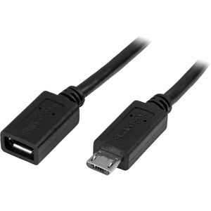 StarTech.com 0.5m 20in Micro-USB Extension Cable