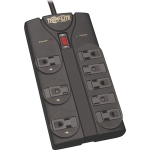 Tripp Lite by Eaton Protect It! 8-Outlet Surge Protector, 8 ft. (2.43 m) Cord, 1440 Joules, Black Housing
