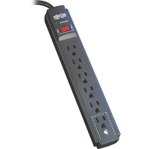 Tripp Lite by Eaton Protect It! 6-Outlet Surge Protector 15 ft. Cord 790 Joules Black Housing