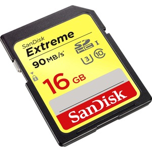 Sandisk Extreme SDHC 16GB 90MB/S C10 Flash Memory Card (SDSDXNE-016G-ANCIN)