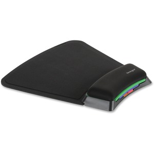 Kensington SmartFit Mouse Pad with Ergonomic Wrist Rest (K55793AM), Black, 10.4" x 10.3"
