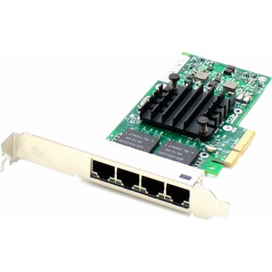 AddOn HP 811546-B21 Comparable 10/100/1000Mbs Quad Open RJ-45 Port 100m PCIe x4 Network Interface Card