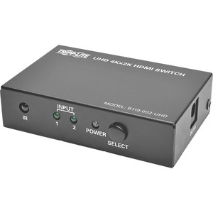 Eaton Tripp Lite Series 2-Port HDMI Switch with Remote Control