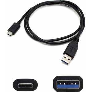 AddOn 1m USB 3.1 (C) Male to USB 3.0 (A) Male Black Cable