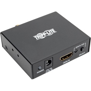 Tripp Lite by Eaton 4K HDMI Audio De-Embedder/Extractor with TOSLINK RCA and 3.5 mm Stereo Output 5.1 Channel HDCP 4K 30Hz