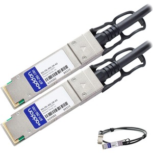 AddOn Cisco Meraki MA-CBL-40G-1M Compatible TAA Compliant 40GBase-CU QSFP+ to QSFP+ Direct Attach Cable (Passive Twinax, 1m)