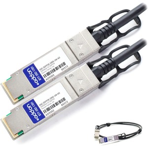 AddOn Dell DAC-QSFP28-100G-1M Compatible TAA Compliant 100GBase-CU QSFP28 to QSFP28 Direct Attach Cable (Passive Twinax, 1m)