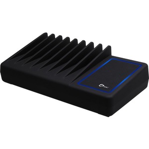 SIIG 10-Port USB Charging Station with Ambient Light Deck