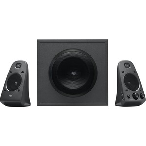 Logitech Z625 Powerful THX? Certified 2.1 Speaker System with Optical Input, black