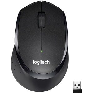 Logitech M330 SILENT PLUS Wireless Mouse, 2.4GHz with USB Nano Receiver, 1000 DPI Optical Tracking, 18 Month Battery Life, Compatible with PC, Mac, Laptop, Chromebook