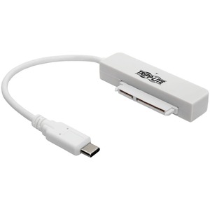 Tripp Lite by Eaton USB 3.1 Gen 1 (5 Gbps) USB-C to SATA III Adapter Cable with UASP 2.5 in. SATA Hard Drives Thunderbolt 3 Compatible White