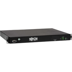 Tripp Lite by Eaton 2.4kW Single-Phase Switched Automatic Transfer Switch PDU, Two 200-240V C14 Inlets, 10 C13 Outputs, 1U, TAA
