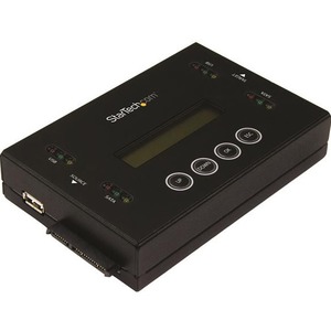 StarTech.com Hard Drive and USB Thumb Drive Duplicator/Eraser, USB Flash and SATA HDD/SSD Disk Cloner/Copier and Wiper, Toolless Sanitizer