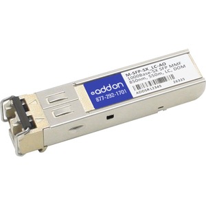 AddOn Hirschmann M-SFP-SX/LC Compatible TAA Compliant 1000Base-SX SFP Transceiver (MMF, 850nm, 550m, LC, DOM)