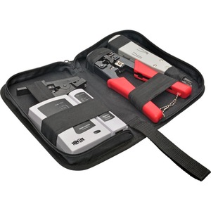 Tripp Lite by Eaton 4 Pc Network Installer Tool Kit w/ Carrying Case RJ11 RJ12 RJ45