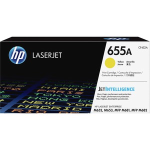 HP 655A Yellow Toner Cartridge | Works with HP Color LaserJet Enterprise M652, M653, HP Color LaserJet Enterprise MFP M681, M682 Series | CF452A