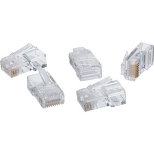 4XEM 1000PK Modular CAT5E Plugs for Stranded OR Solid CAT5E CA