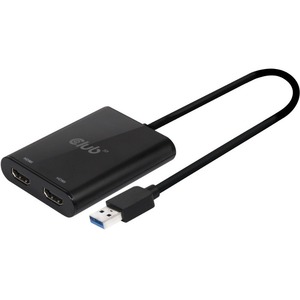 Club 3D USB A to HDMI 2.0 Dual Monitor 4K 60Hz