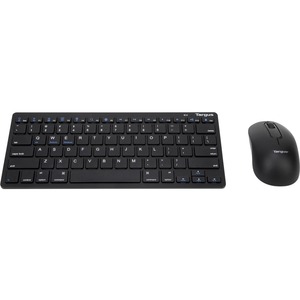 Targus Bluetooth Mouse and Keyboard Combination with 3-Buttons, Bluetooth Wireless Connection, Scissor-Switch Keyboard, Battery Life Indicator (BUS0399) , Black