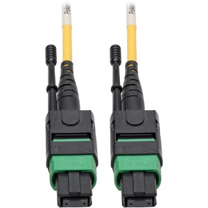 Tripp Lite MTP/MPO (APC) SMF Fiber Patch Cable 12 Fiber QSFP+ 40/100Gbe 5M