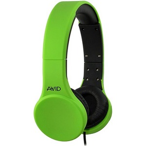 Avid Products Inc 2EDU-421332-GRN Avid Products42 Stereo OverEar Headphones with Microphone, Green
