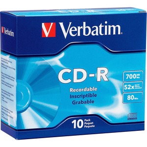 Verbatim CD-R 700MB 52X with Branded Surface