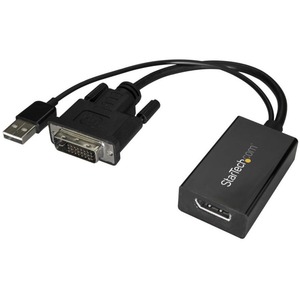 StarTech.com DVI to DisplayPort Adapter with USB Power