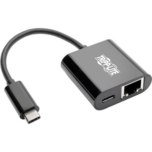 Eaton Tripp Lite Series USB-C to Gigabit Network Adapter with USB-C PD Charging