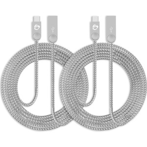 SIIG Zinc Alloy USB-C to USB-A Charging & Sync Braided Cable