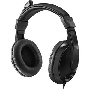 Adesso Xtream H5 Multimedia Headset with Built-in Microphone Black