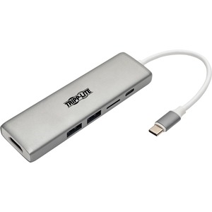 Tripp Lite USB C Docking Station 4k @ 30Hz w/USB Hub HDMI Micro SD Charging, USB Type C, USB-C, USB Type-C