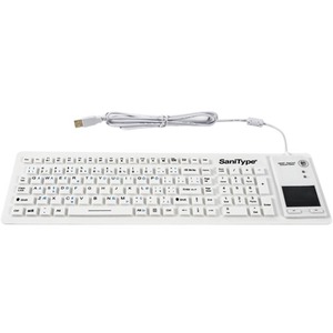 Flexible Silicone Washable Touchpad Keyboard USB