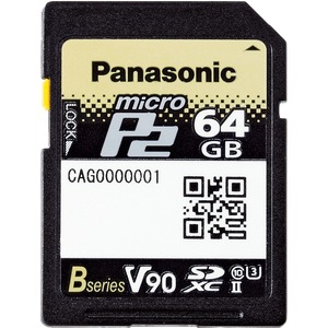 Panasonic AJ-P2M064BG 64 GB Class 10/UHS-II (U3) microP2