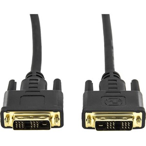 6FT DVI SINGLE LINK M/M CABLE DVI 18+1 GOLD PLATED BLACK CABLE