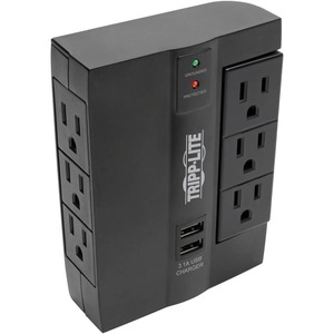 Tripp Lite by Eaton Protect It! 6-Outlet Surge Protector with 3 Rotatable Outlets