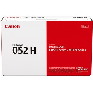Canon Genuine Toner Cartridge 052 Black, High Capacity (2200C001), 1-Pack, for Canon imageCLASS MF429dw, MF426dw, MF424dw, LBP215dw, LBP214dw Laser Printers, Toner 052 High Capacity Black, 1 Size