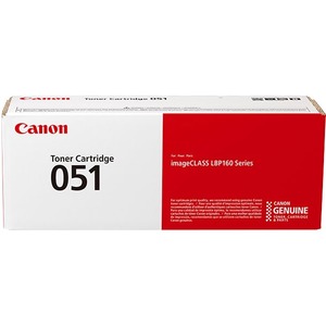 Canon Genuine Toner Cartridge 051 Black (2168C001), 1-Pack, for Canon imageCLASS MF264dw, MF267dw, MF269dw, LBP162dw Laser Printer, 1 Size (Toner 051 Standard)