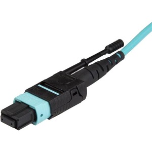 StarTech.com 2m (6ft) MTP(F)/PC OM3 Multimode Fiber Optic Cable, 12F Type-A, OFNP, 50/125?m LOMMF, 40G Networks