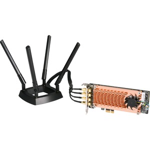 QNAP QWA-AC2600 IEEE 802.11ac Wi-Fi Adapter for Desktop Computer/NAS