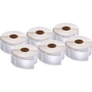 DYMO Authentic LabelWriter Multi-Purpose Labels for LabelWriter Label Printers, White, 1'' x 2-1/8'' (30336), 6 Rolls of 500