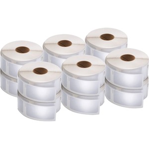 DYMO Authentic LabelWriter Multi-Purpose Labels for LabelWriter Label Printers, White, 1'' x 2-1/8'' (30336), 12 Rolls of 500