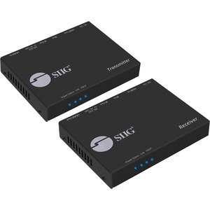 SIIG 4K HDMI HDBaseT Extender Over Single Cat5e/6 with RS-232, IR & PoC