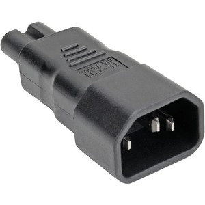 Tripp Lite by Eaton Computer Power Cord Adapter IEC C14 to IEC C7 10A 250V Black